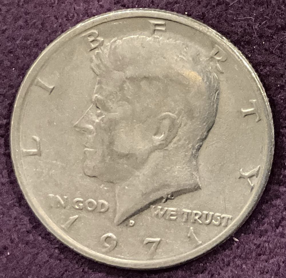 Half Dollar JFK 1971 D 13  coin collectible - Main Image 3