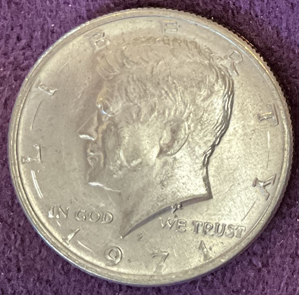 Half Dollar JFK 1971 D 16  coin collectible - Main Image 3