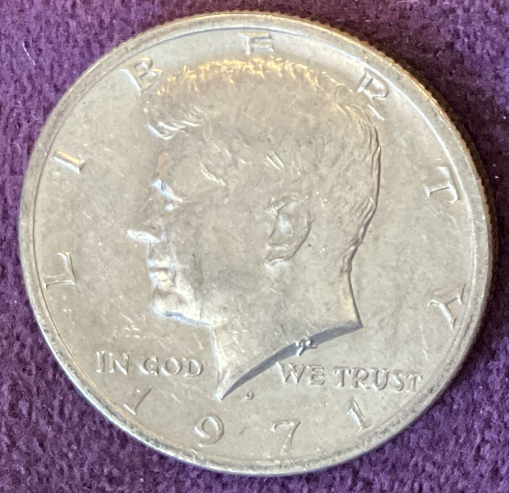 Half Dollar JFK 1971 D 17  coin collectible - Main Image 3