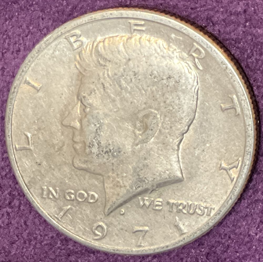 Half Dollar JFK 1971 D 18  coin collectible - Main Image 3