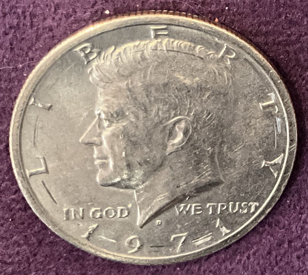 Half Dollar JFK 1971 D 21  coin collectible - Main Image 3