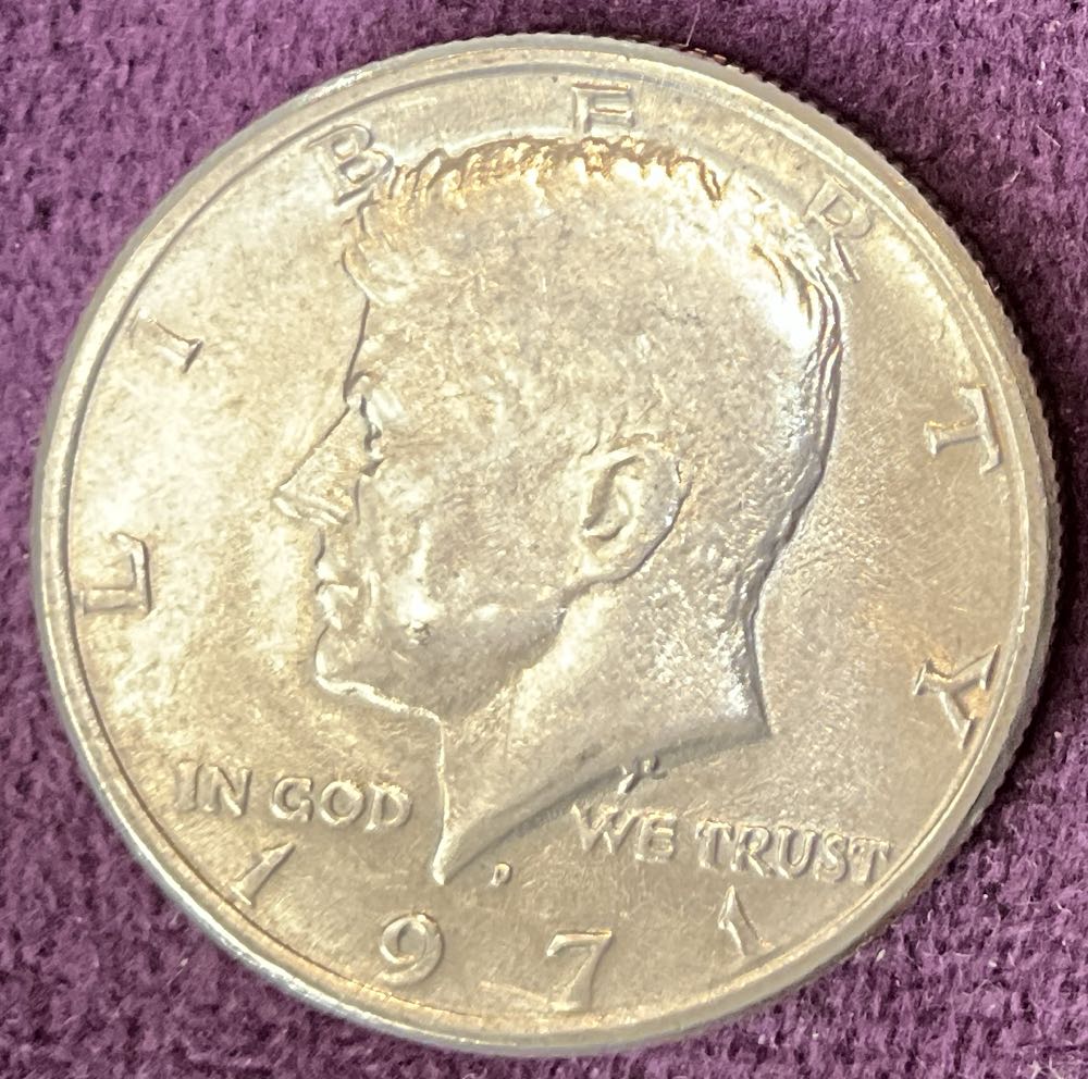 Half Dollar JFK 1971 D 24  coin collectible - Main Image 3