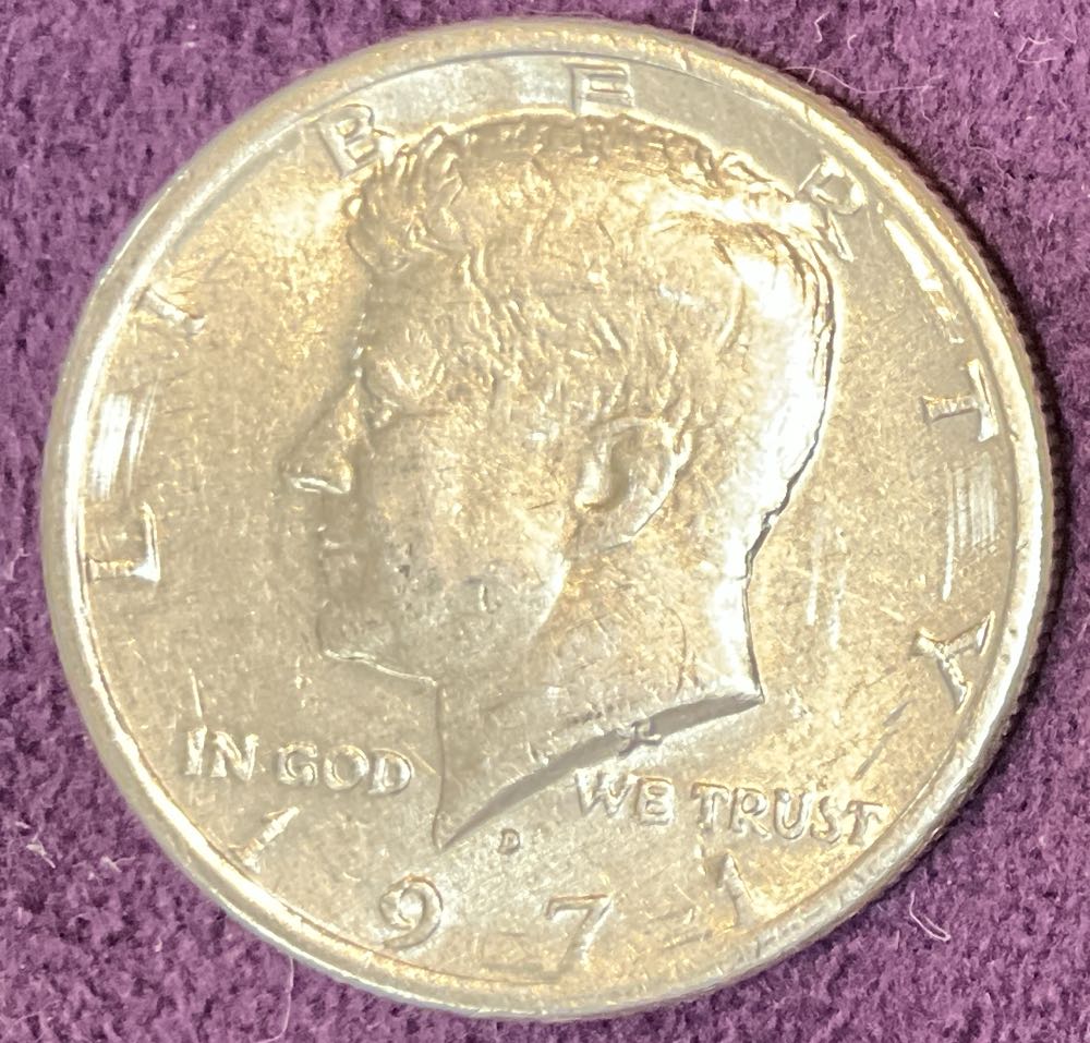Half Dollar JFK 1971 D 23