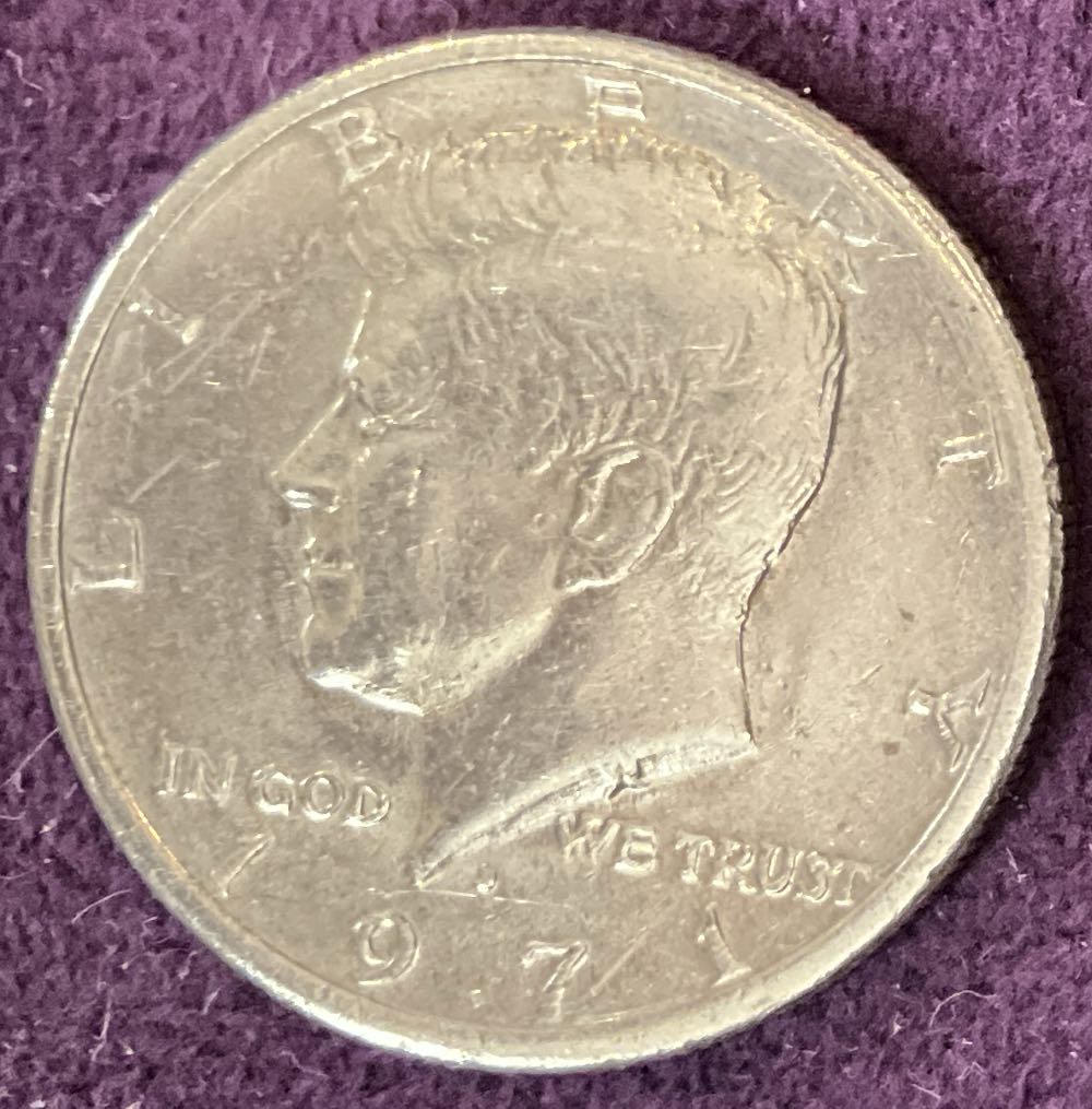 Half Dollar JFK 1971 D 29  coin collectible - Main Image 3