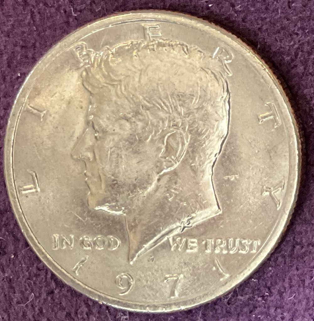 Half Dollar JFK 1971 D 31  coin collectible - Main Image 3