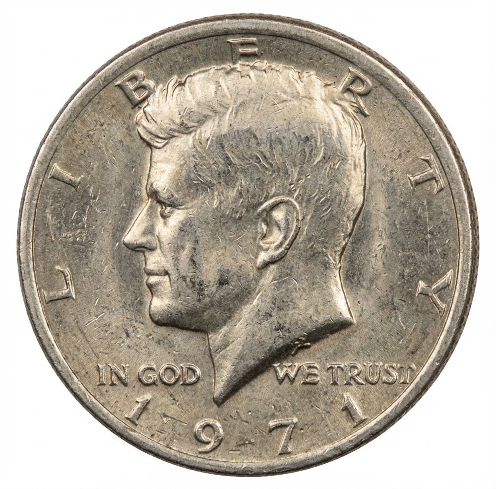 Half Dollar JFK 1971 2  coin collectible - Main Image 5