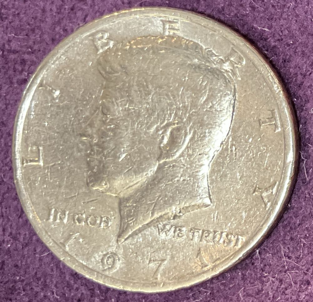 Half Dollar JFK 1971 4  coin collectible - Main Image 3