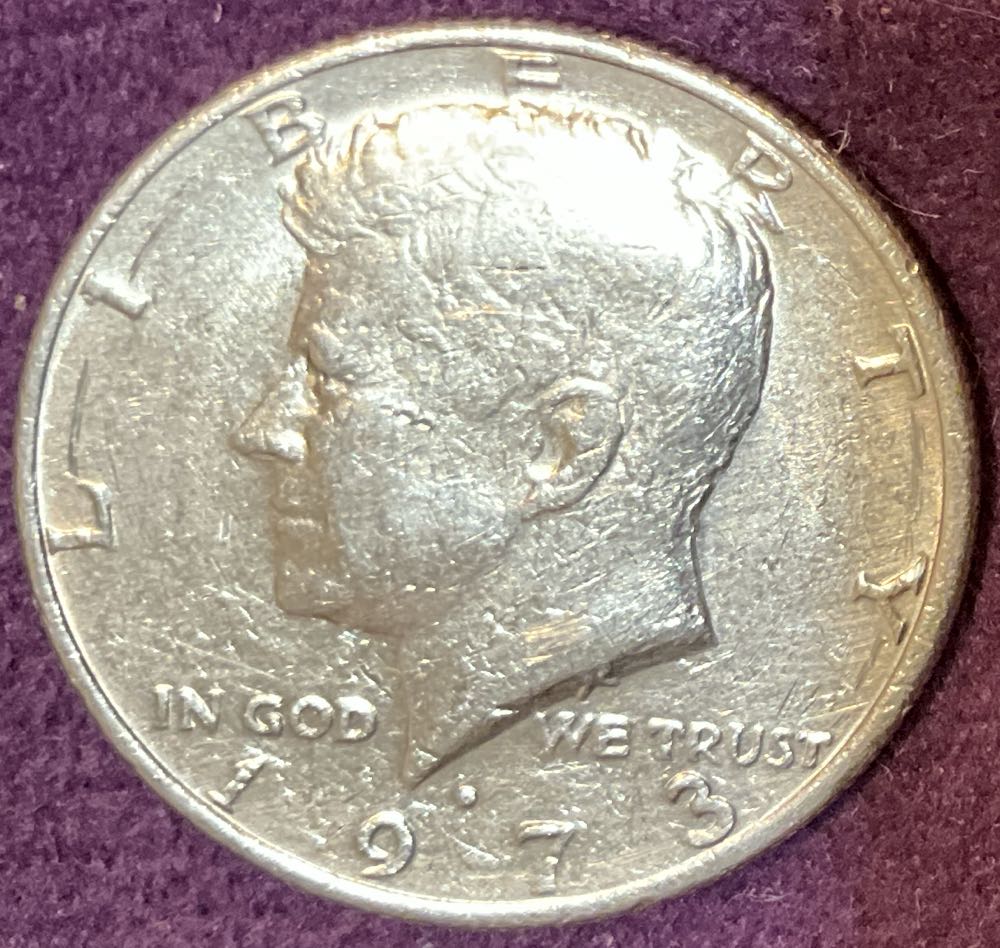 Half Dollar JFK 1973 D 4  coin collectible - Main Image 3