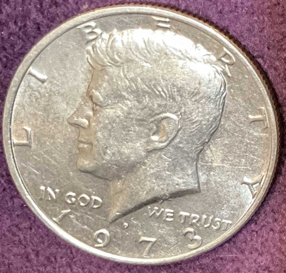 Half Dollar JFK 1973 D 5  coin collectible - Main Image 3