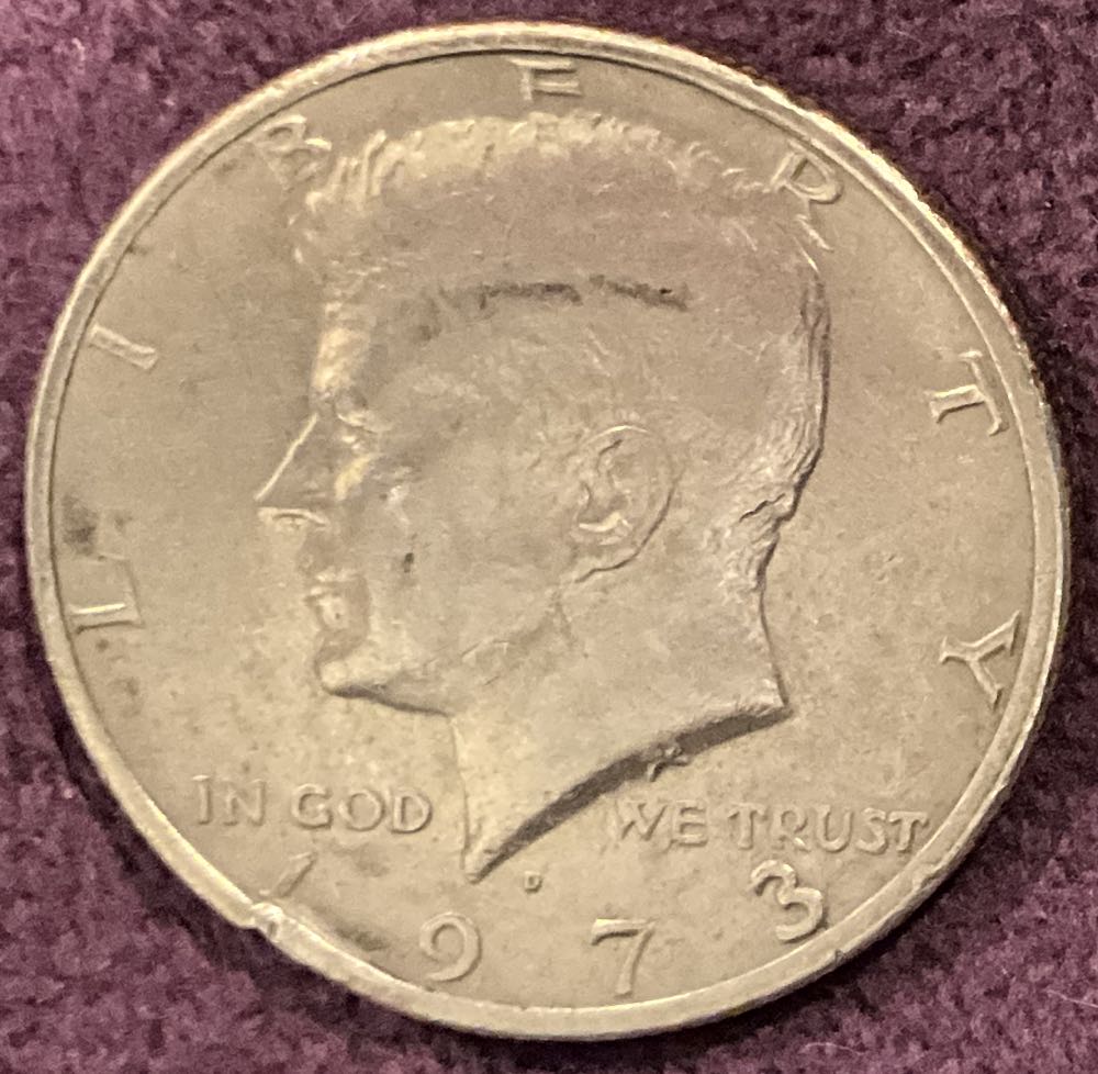 Half Dollar JFK 1973 D 6  coin collectible - Main Image 3