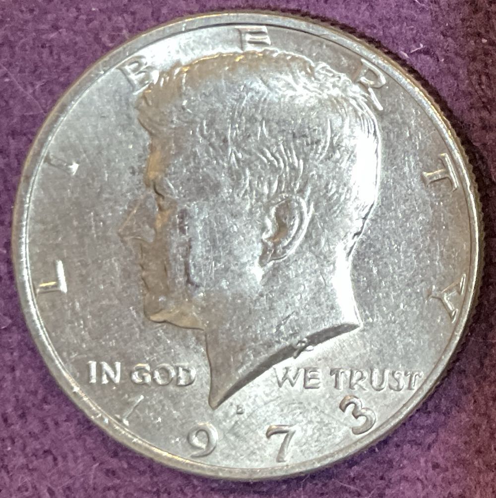 Half Dollar JFK 1973 D 7  coin collectible - Main Image 3