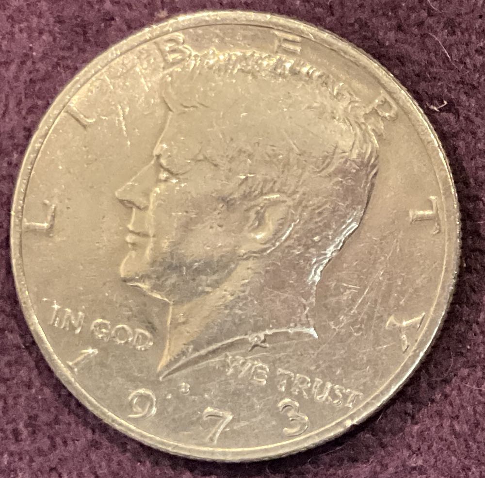 Half Dollar JFK 1973 D 9  coin collectible - Main Image 3