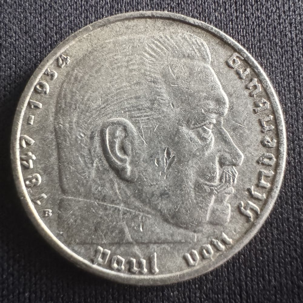 Reichsmark 2 - 1938 B  coin collectible - Main Image 2