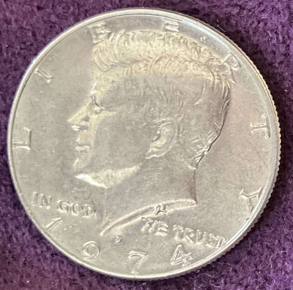 Half Dollar JFK 1974 D 6  coin collectible - Main Image 3