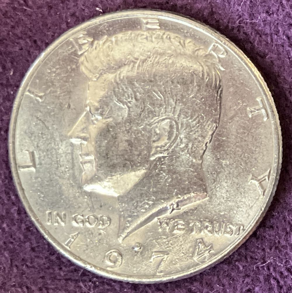 Half Dollar JFK 1974 D 7  coin collectible - Main Image 3