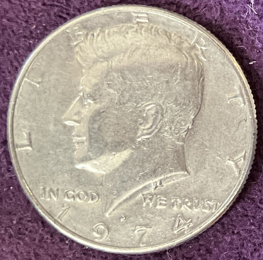 Half Dollar JFK 1974 D 8  coin collectible - Main Image 3