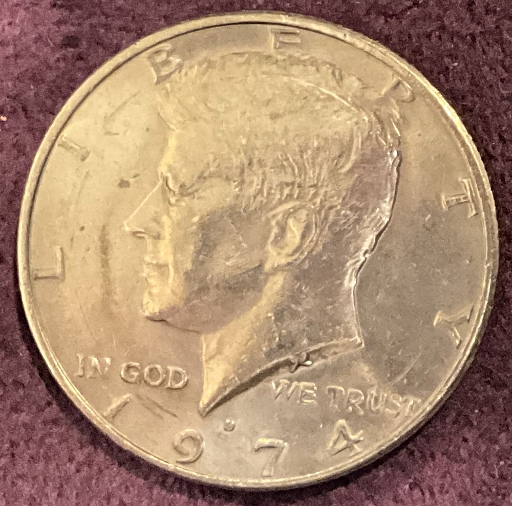 Half Dollar JFK 1974 D 10  coin collectible - Main Image 3