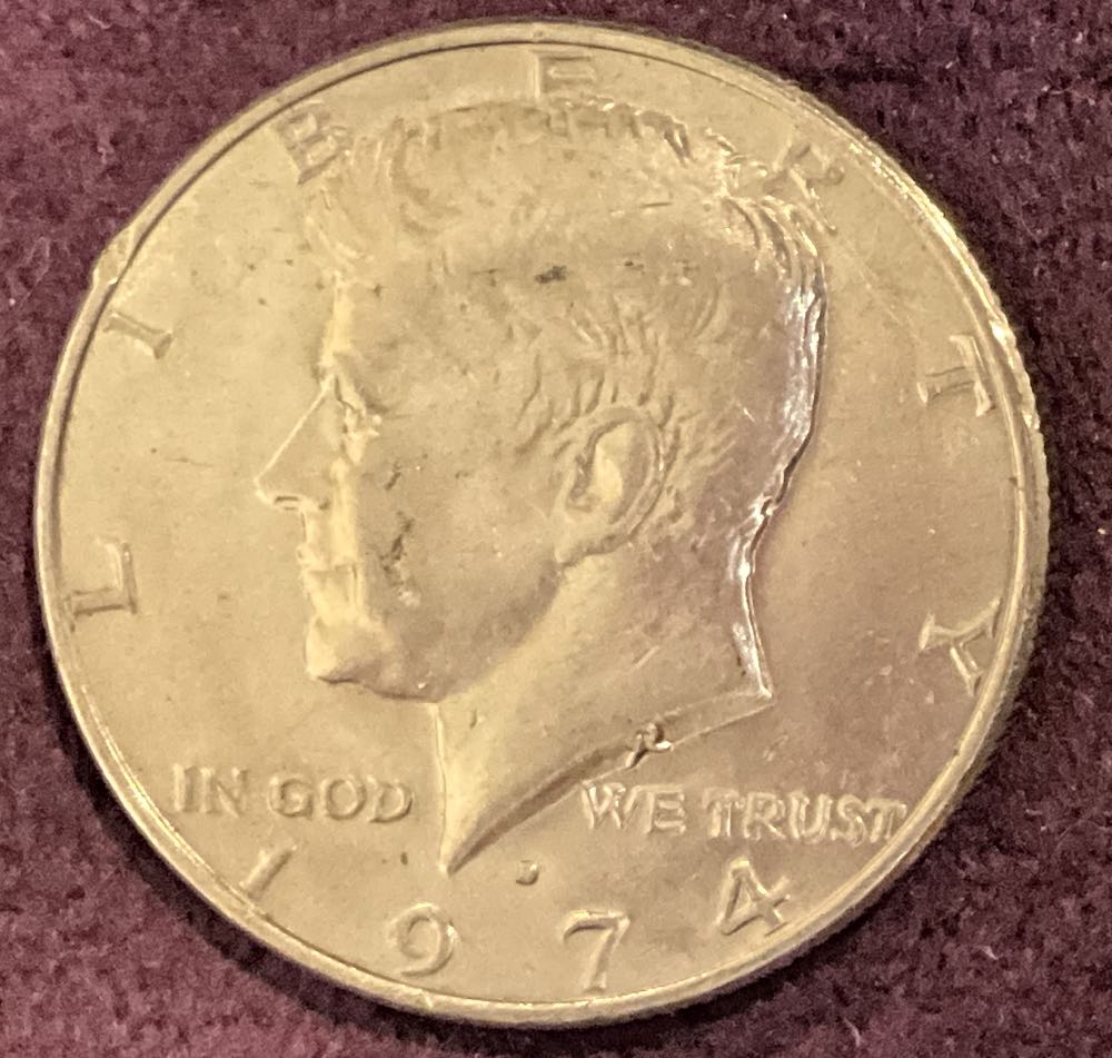 Half Dollar JFK 1974 D 12  coin collectible - Main Image 3