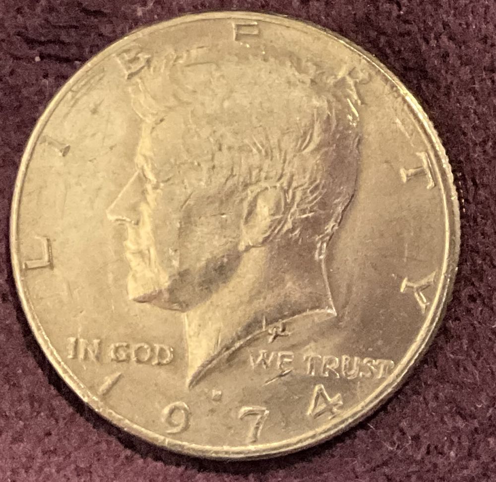 Half Dollar JFK 1974 D 14  coin collectible - Main Image 3