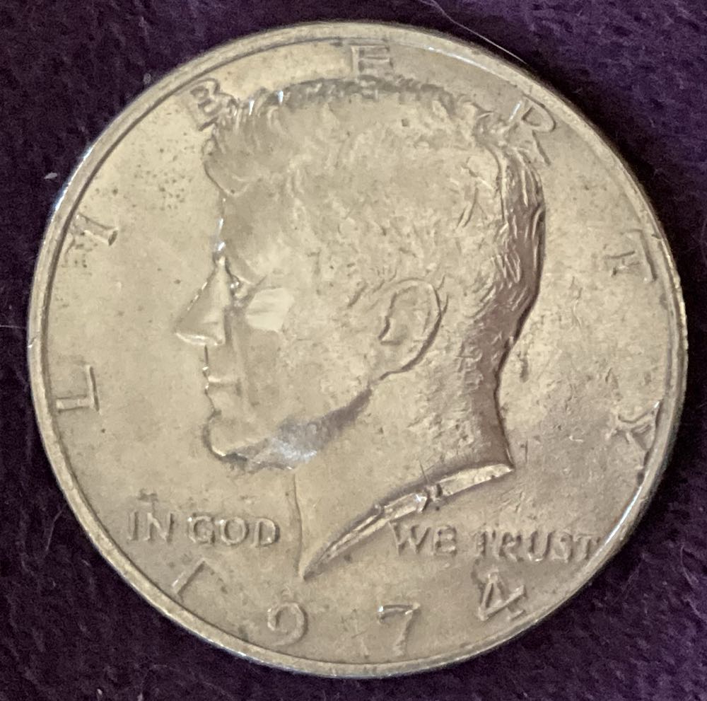 Half Dollar JFK 1974 7  coin collectible - Main Image 3