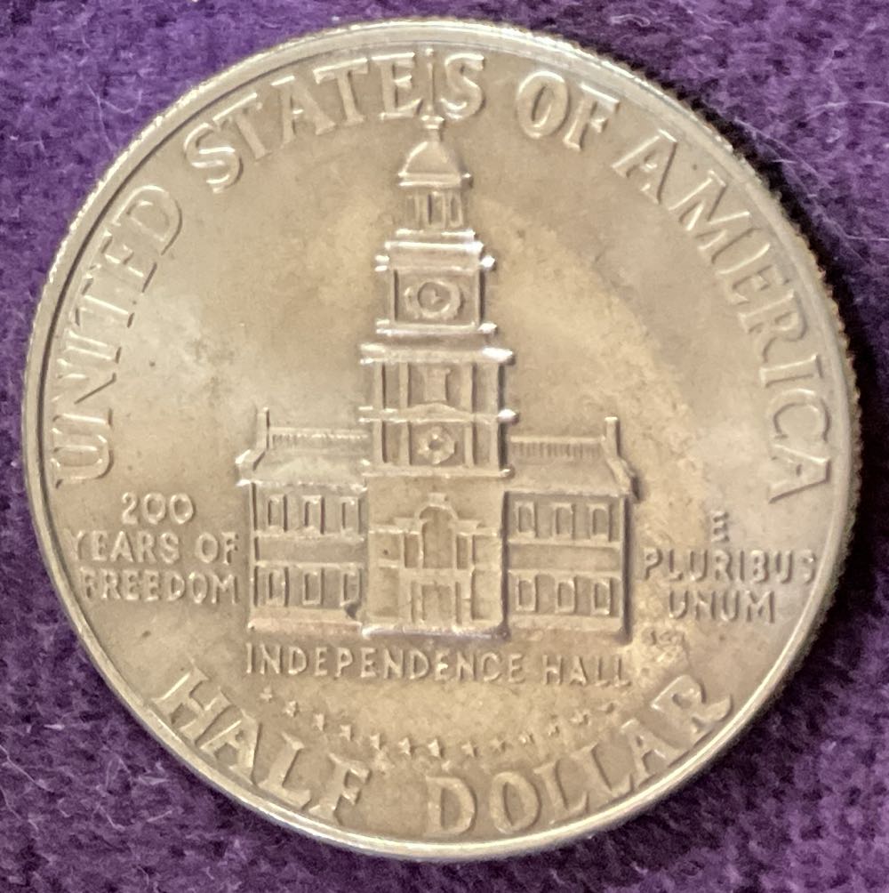Half Dollar JFK 1976 D Bi-Centennial 8  coin collectible - Main Image 4