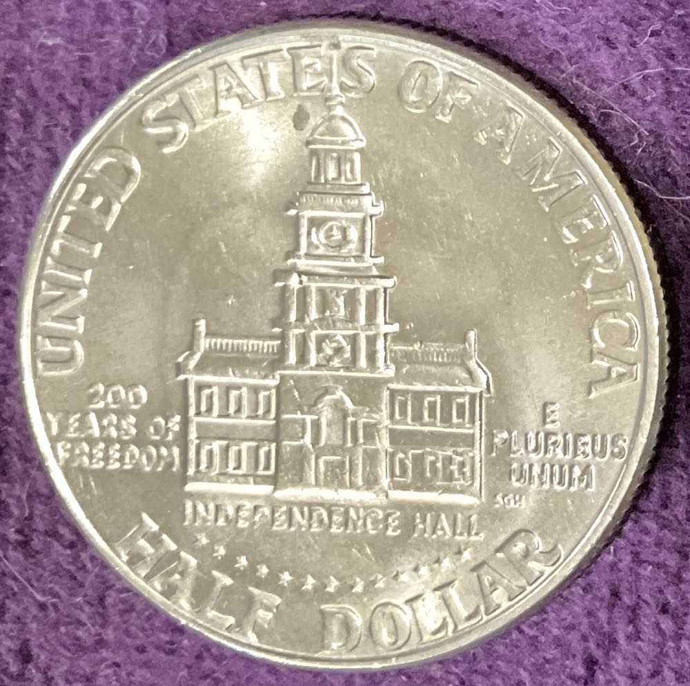 Half Dollar JFK 1976 D Bi-Centennial 9  coin collectible - Main Image 2