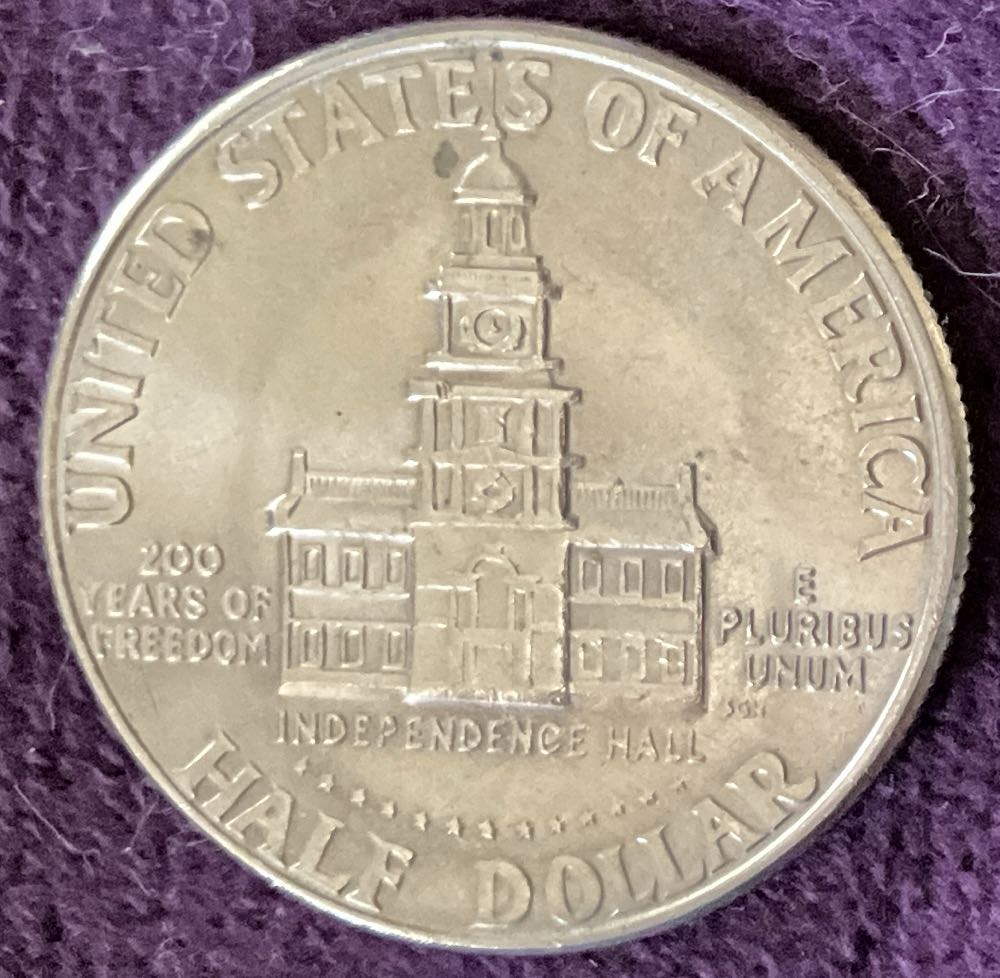 Half Dollar JFK 1976 D Bi-Centennial 9  coin collectible - Main Image 4
