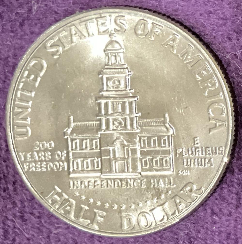 Half Dollar JFK 1976 D Bi-Centennial 10  coin collectible - Main Image 2