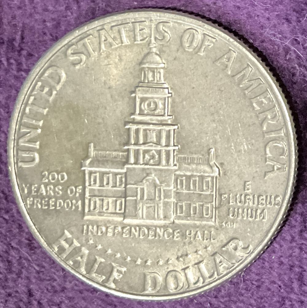 Half Dollar JFK 1976 D Bi-Centennial 12  coin collectible - Main Image 2