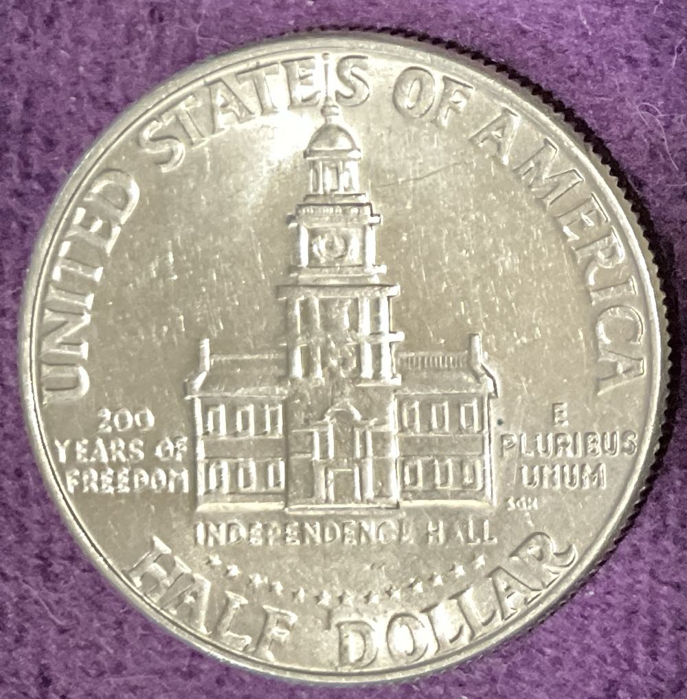 Half Dollar JFK 1976 D Bi-Centennial 13  coin collectible - Main Image 2