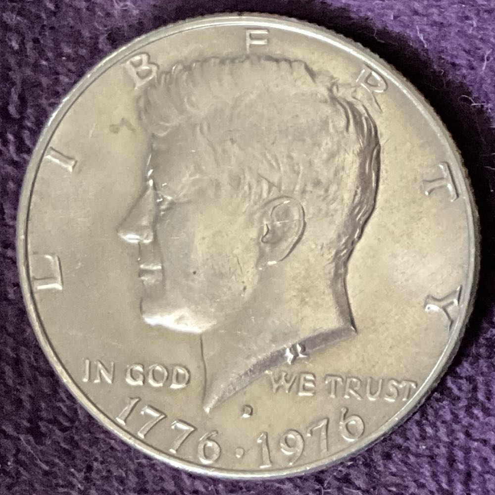 Half Dollar JFK 1976 D Bi-Centennial 13  coin collectible - Main Image 3