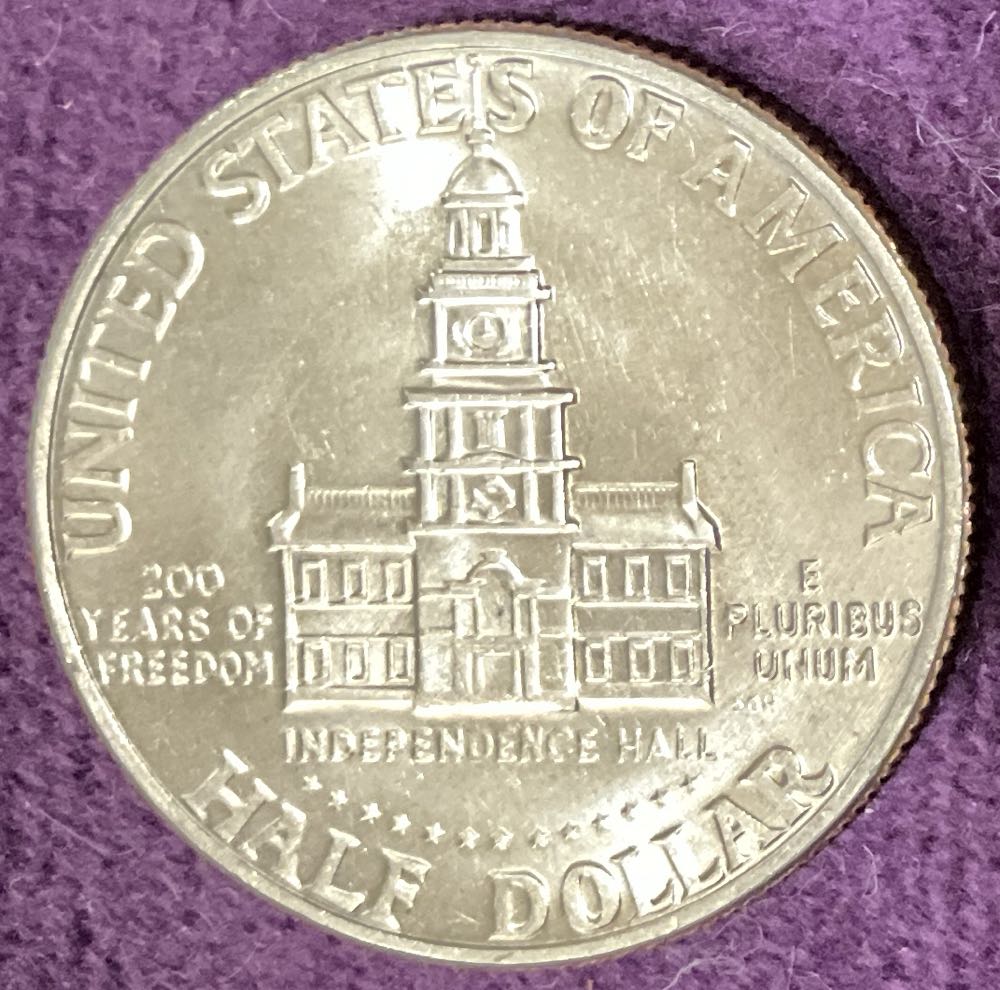 Half Dollar JFK 1976 D Bi-Centennial 15  coin collectible - Main Image 2