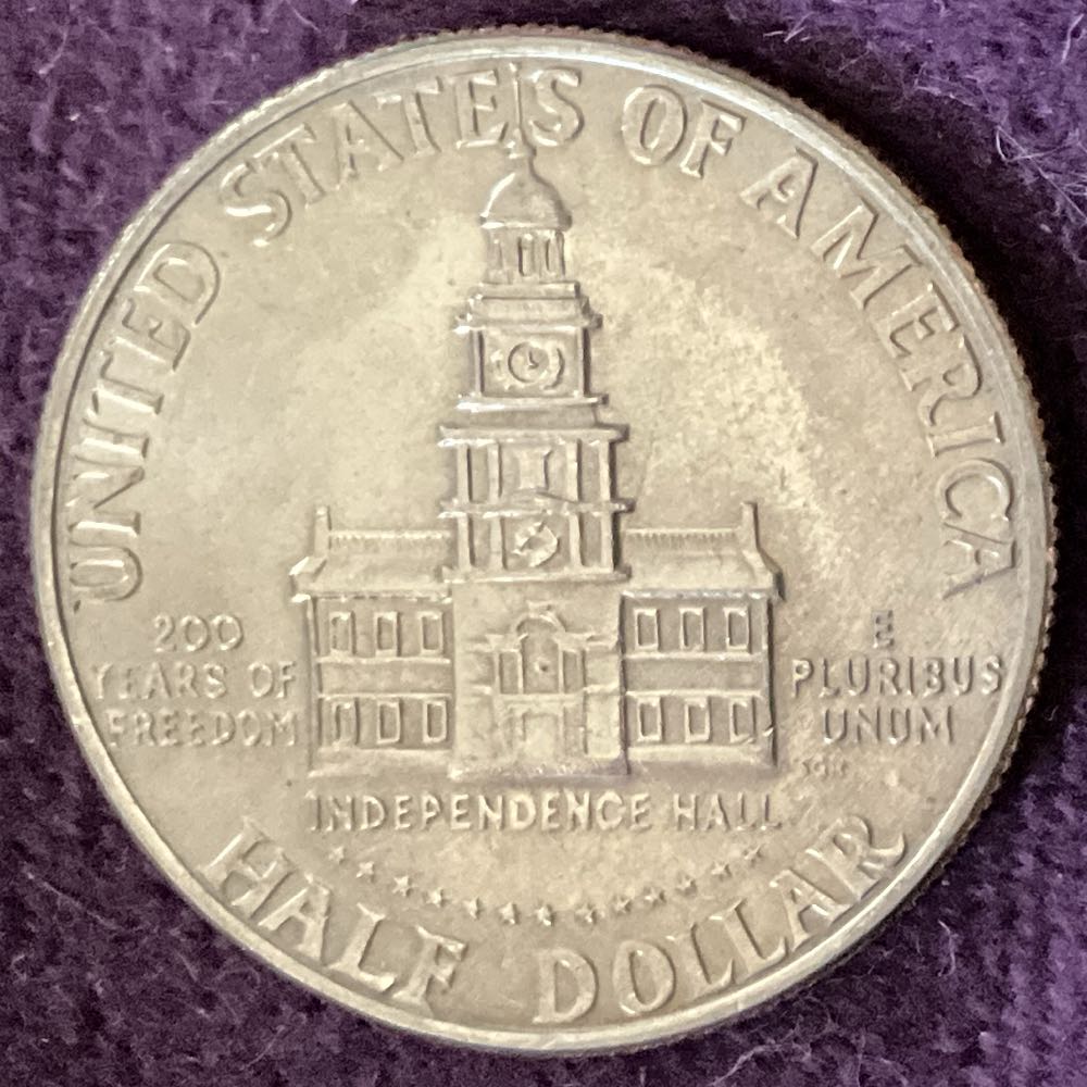 Half Dollar JFK 1976 D Bi-Centennial 15  coin collectible - Main Image 4