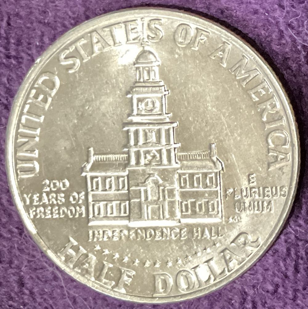 Half Dollar JFK 1976 D Bi-Centennial 17  coin collectible - Main Image 2