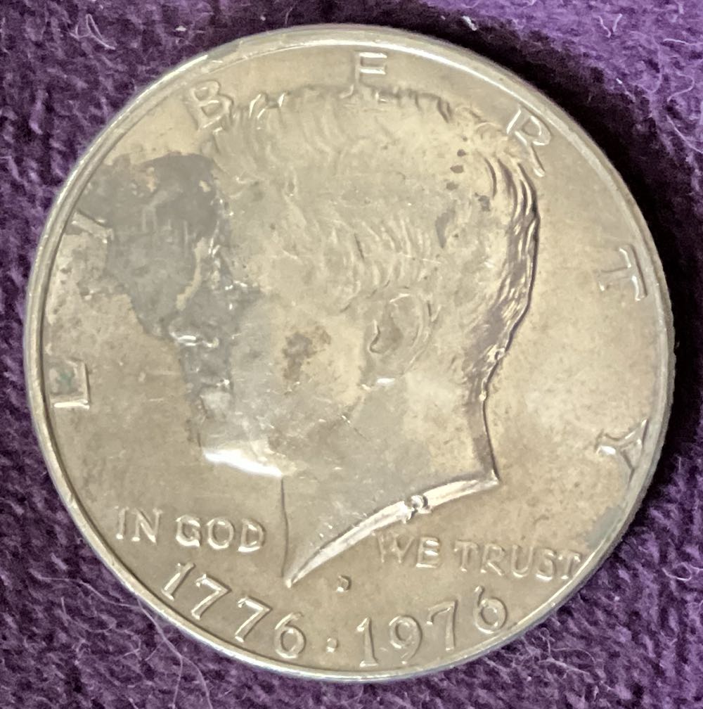Half Dollar JFK 1976 D Bi-Centennial 17  coin collectible - Main Image 3