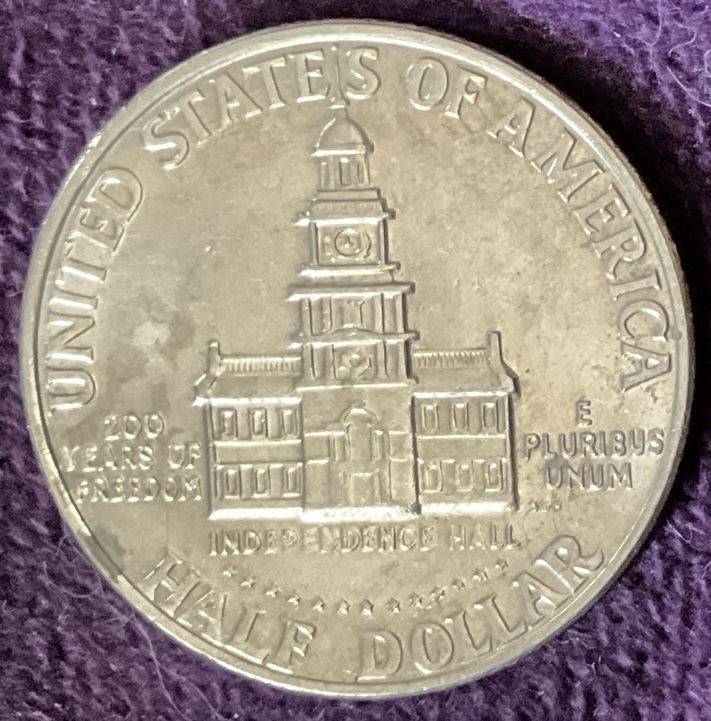 Half Dollar JFK 1976 D Bi-Centennial 17  coin collectible - Main Image 4