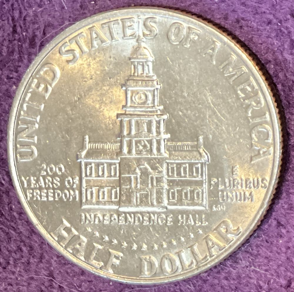 Half Dollar JFK 1976 D Bi-Centennial 18  coin collectible - Main Image 2