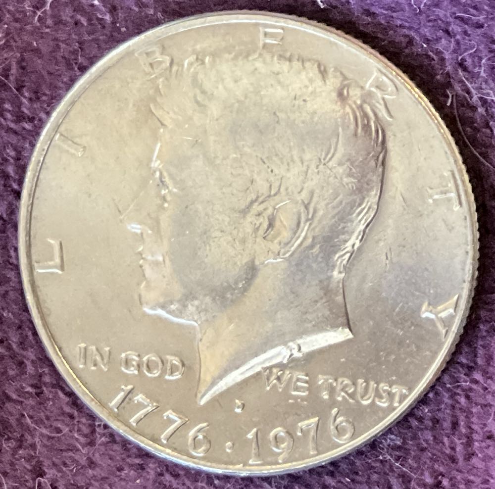 Half Dollar JFK 1976 D Bi-Centennial 18  coin collectible - Main Image 3