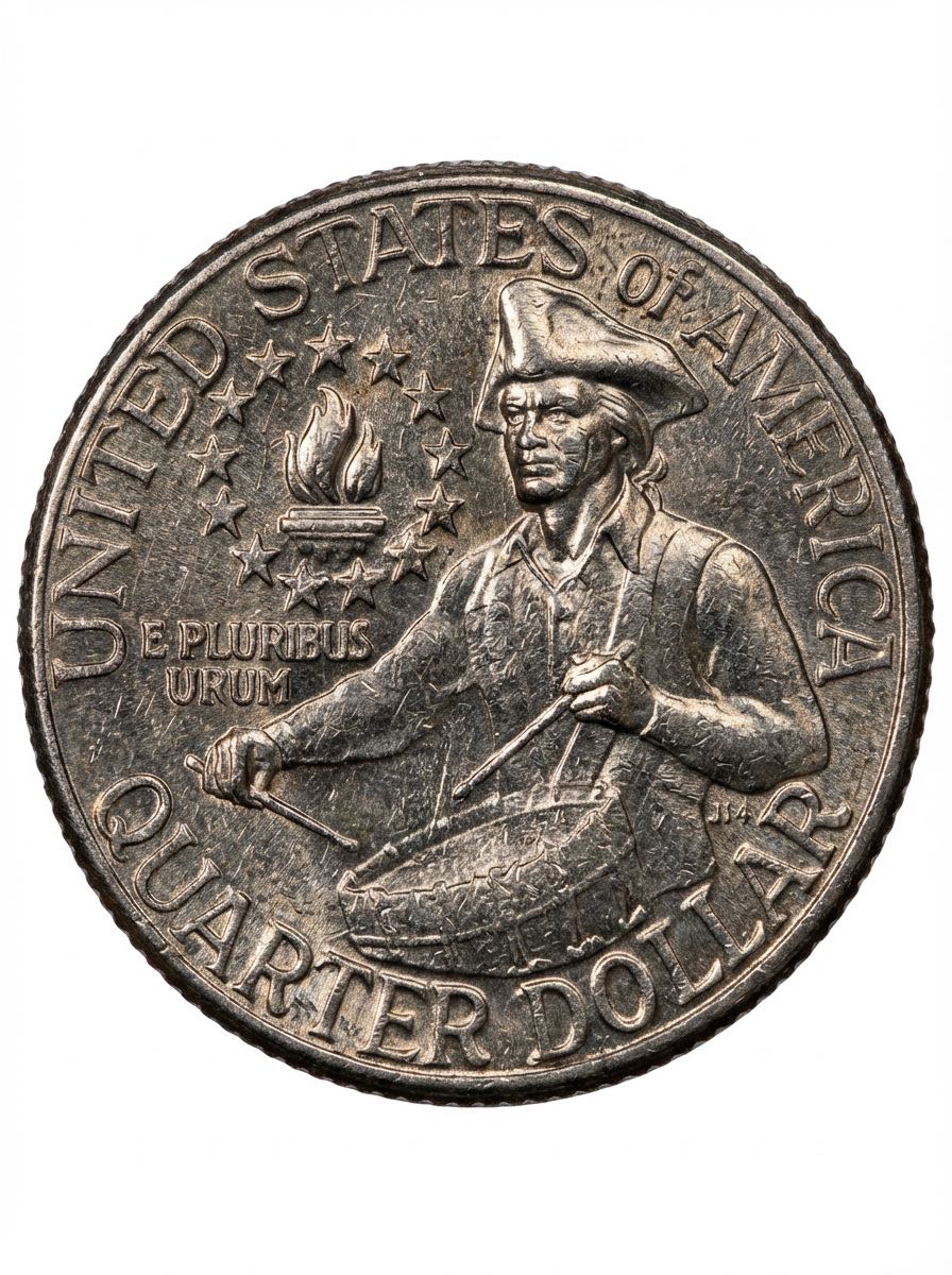 Bicentennial Washington Quarter Drummer Boy  coin collectible - Main Image 2