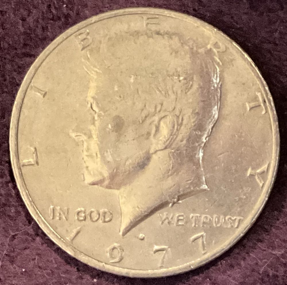 Half Dollar JFK 1977 D 3  coin collectible - Main Image 3