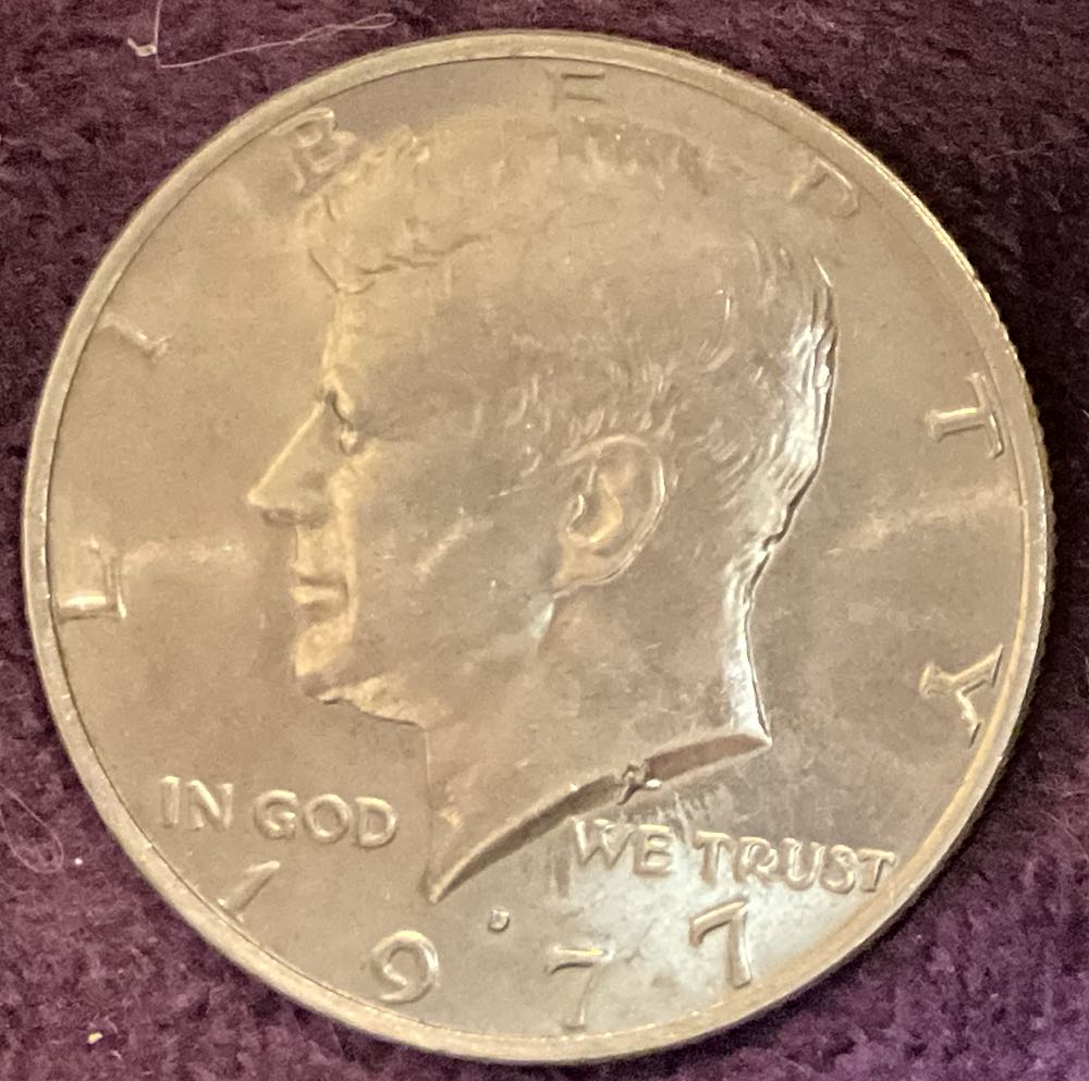Half Dollar JFK 1977 D 5  coin collectible - Main Image 3