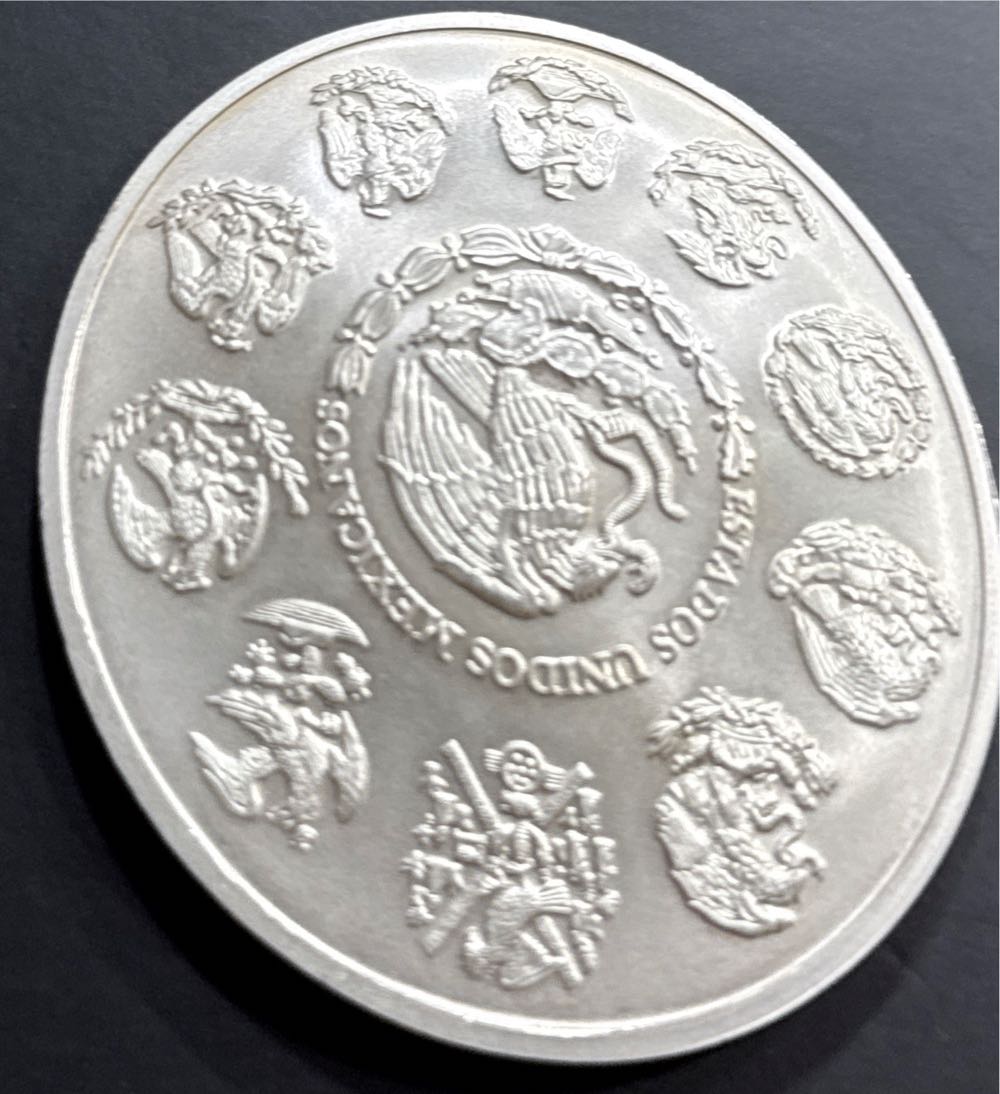 2016 5oz Mexico Libertad Silver Coin  coin collectible - Main Image 2