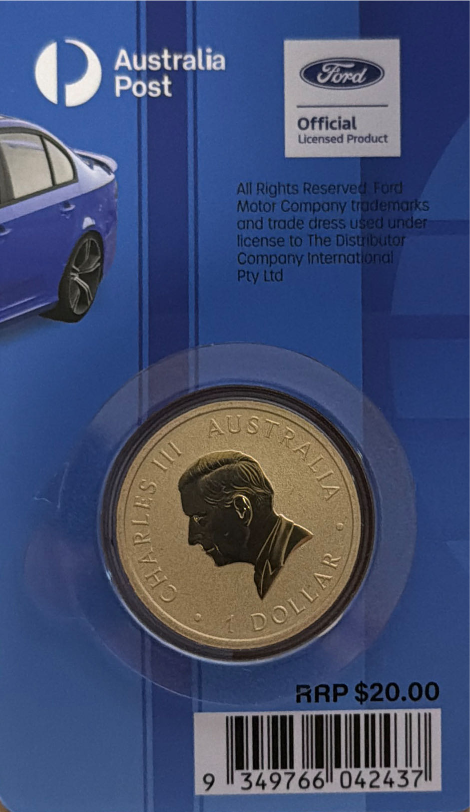 Ford 100 Years FG-X XR8 Falcon  coin collectible [Barcode 9349766042437] - Main Image 2
