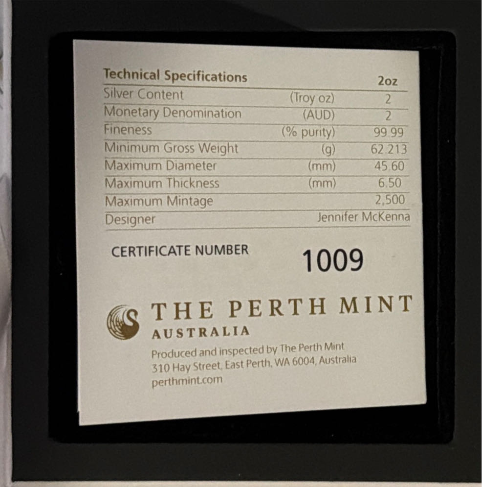 Santa’s Workshop 2025 2oz Silver Antiqued Coloured Coin  coin collectible - Main Image 3