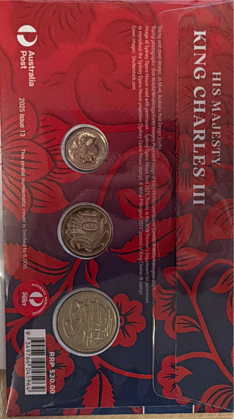 His Majesty King Charles Iii 3 Pnc  coin collectible [Barcode 9349766045964] - Main Image 2