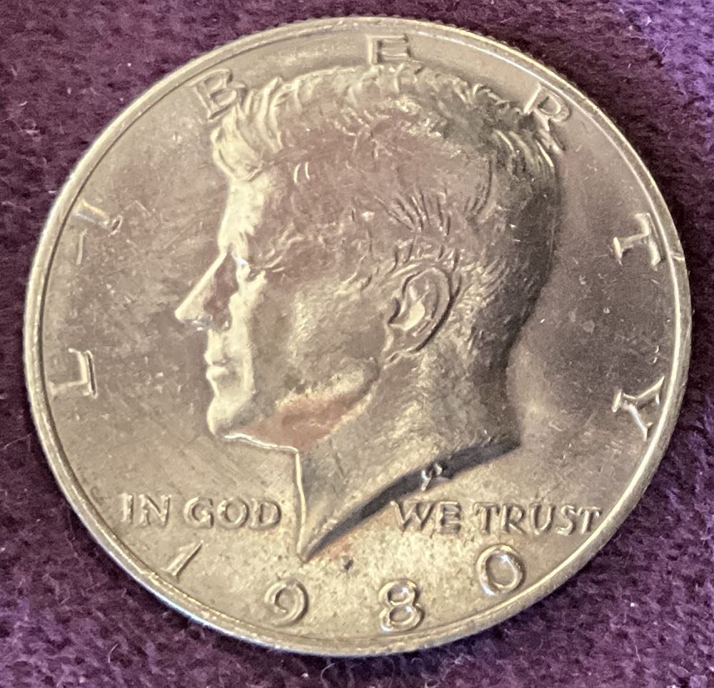 Half Dollar JFK 1980 P 1  coin collectible - Main Image 3