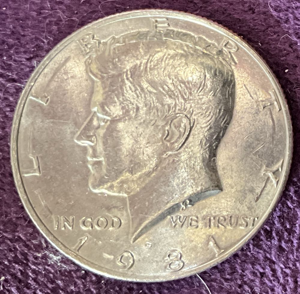 Half Dollar JFK 1981 D 3  coin collectible - Main Image 3