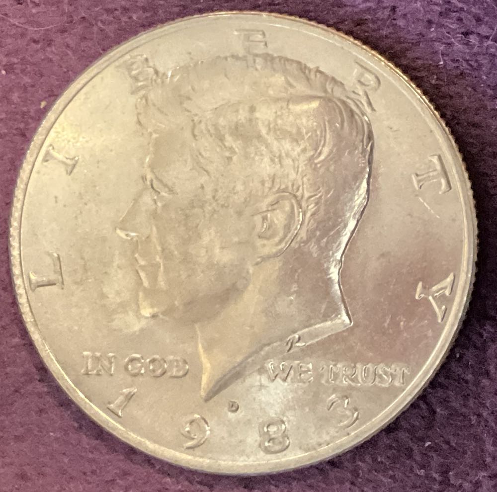 Half Dollar JFK 1983 D 6  coin collectible - Main Image 3