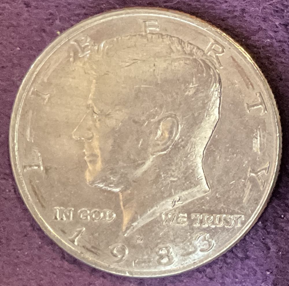 Half Dollar JFK 1983 D 7  coin collectible - Main Image 3