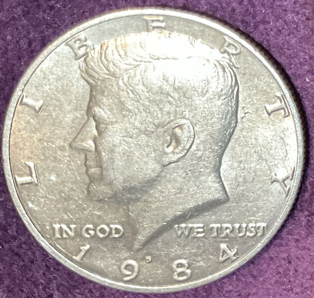 Half Dollar JFK 1984 D 1  coin collectible - Main Image 3